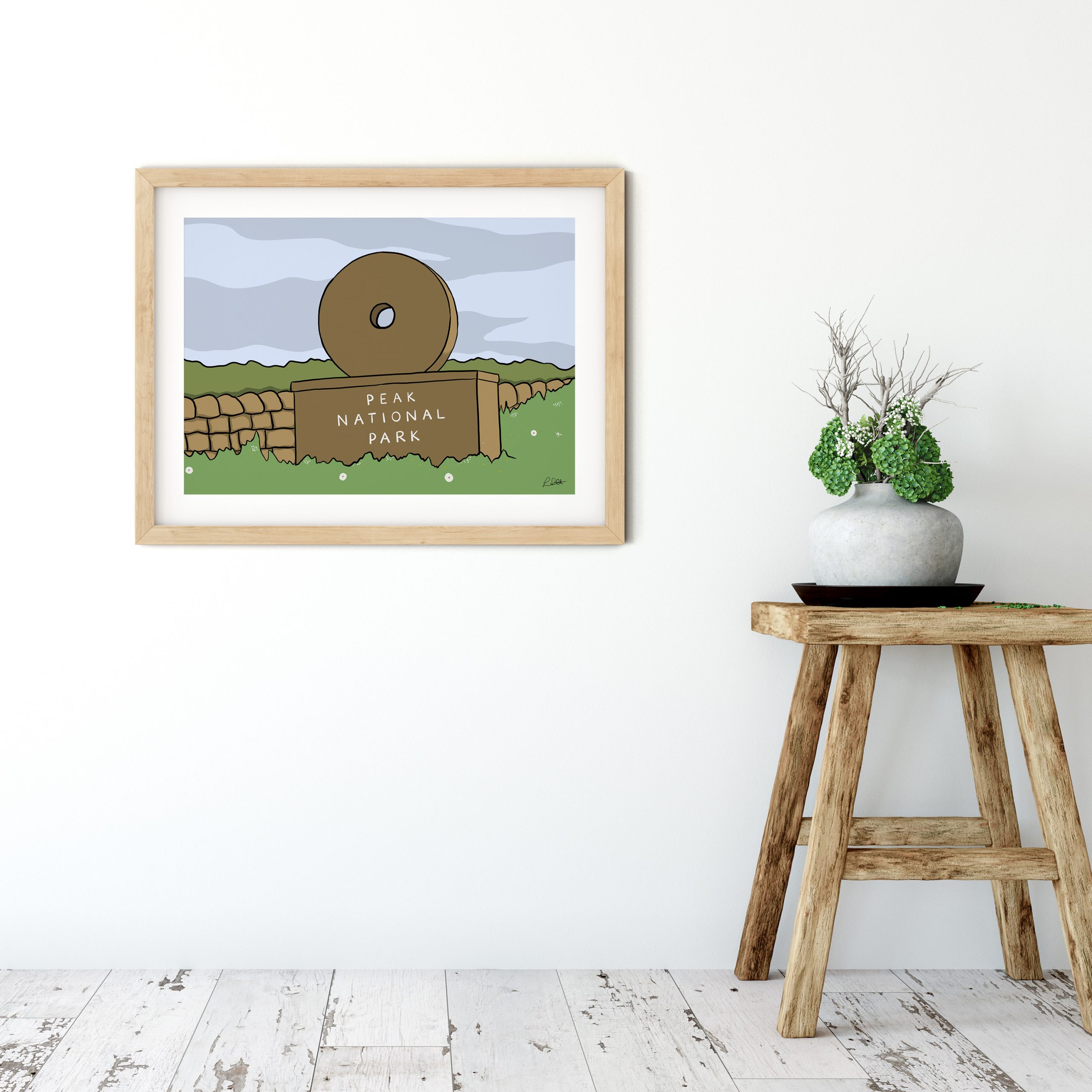 The Peak District Millstone Print - Image 2