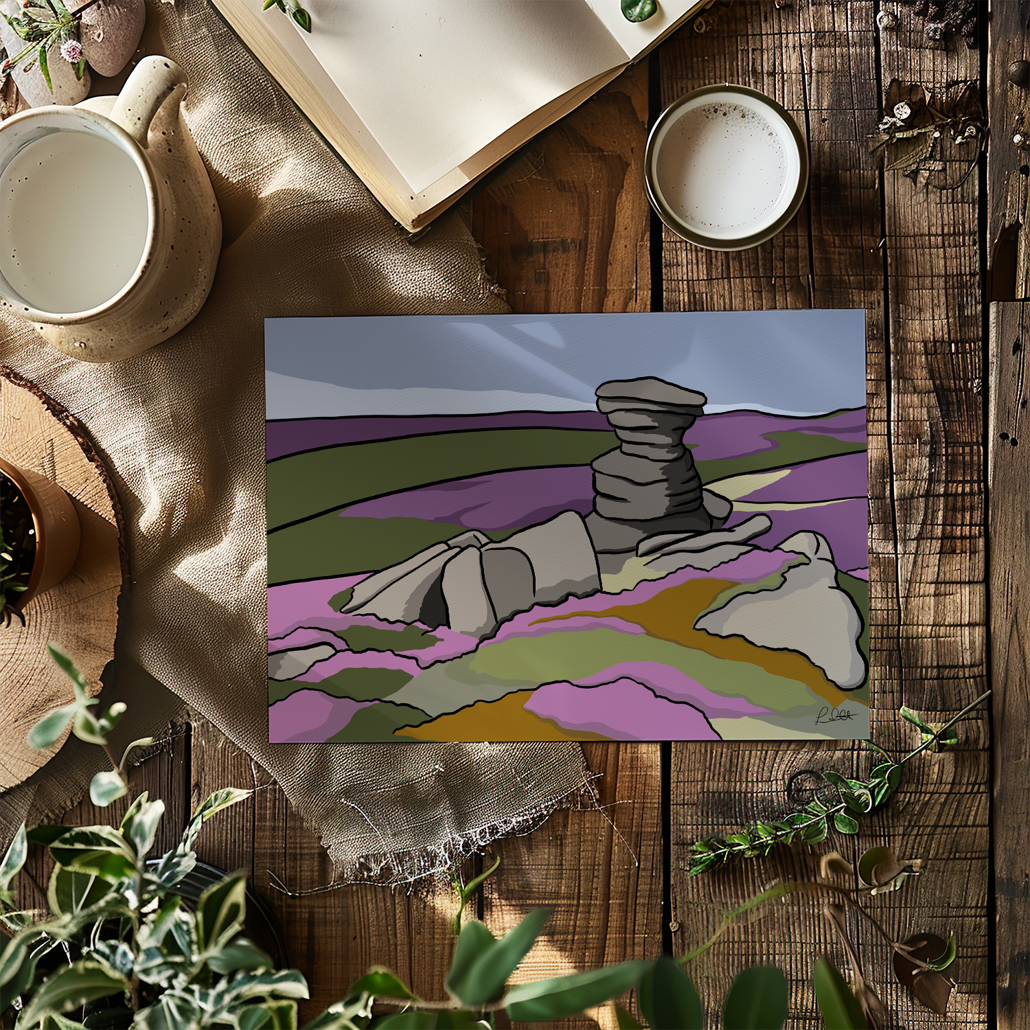 The Salt Cellar (Derwent Edge) Print