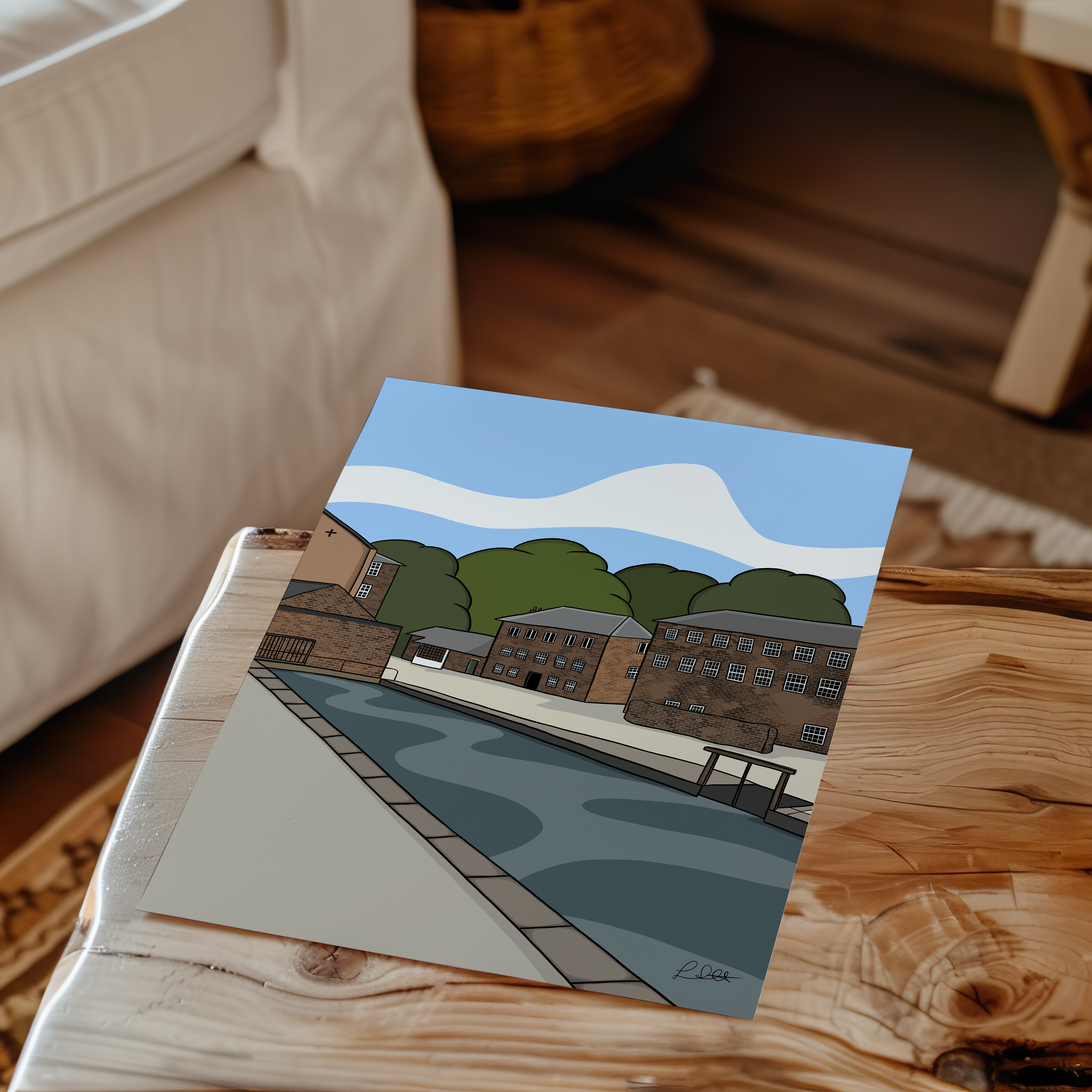 Cromford Mills Print - Image 3