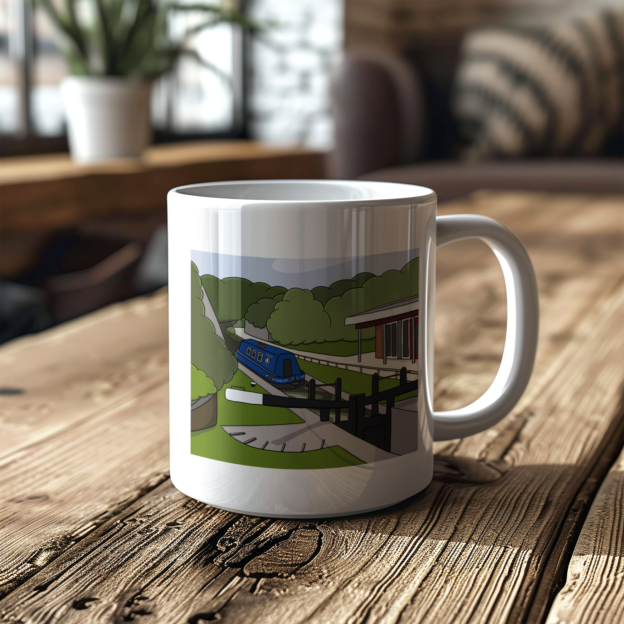 Madeline at the Hollingwood Hub Mug - Image 2