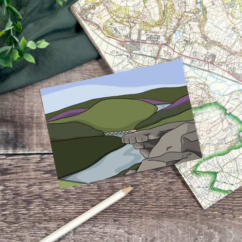 Bamford Edge Postcard