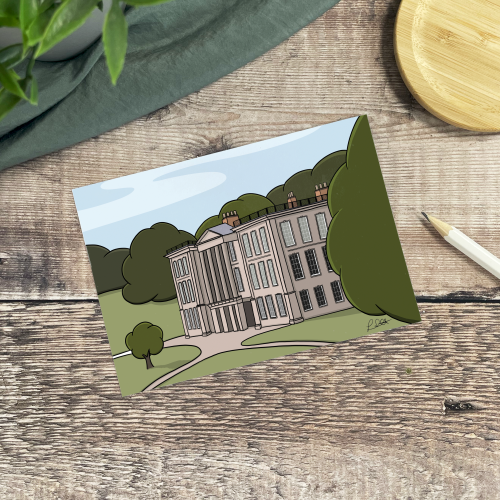 Calke Abbey Postcard