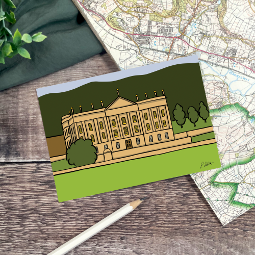 Chatsworth House Postcard